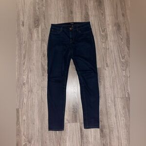 J Brand premium denim dark wash skinny jeans
